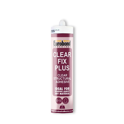 Eurobond ClearFix Plus Crystal Clear Structural Adhesive 290ml
