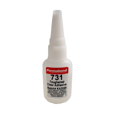 Permabond&reg; 731 Toughened Clear Superglue 20gm