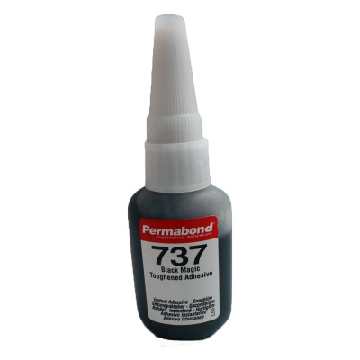 Permabond&reg; 737 Black Magic Toughened Superglue 20gm